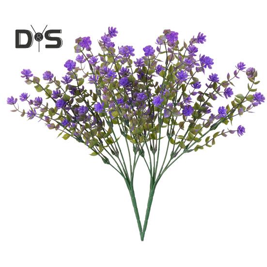 2 Piezas Flores Artificiales de Exterior Realistas Resistentes a los Rayos UV Plantas Falsas Flores Falsas con Tallos Flexibles para Colgar en Macetero Porche Hogar Decoración de Boda