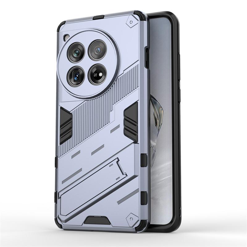 For OnePlus 12 5G Case OnePlus 11 12 5G Cover Luxury Armor PC Stand Holder Shockproof TPU Protective Back Cover OnePlus 12 5G