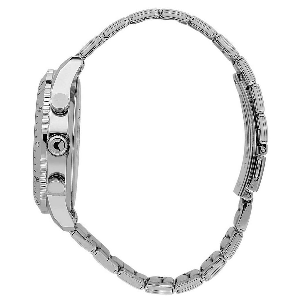 Sector Orologio da uomo 270 Dual Time Multifunzione Acciaio Inossidabile Quadrante Nero Quarzo R3253578021