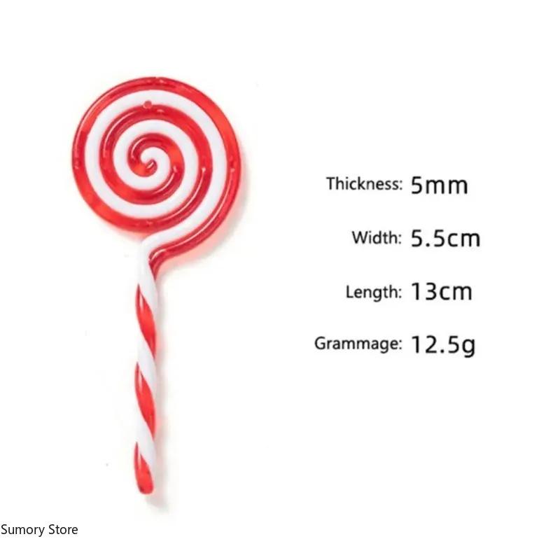 Cute Xmas Candy Canes Lollipop Christmas Tree Ornament Hanging Christmas Home Decoration 2024 Navidad Natal Noel Decoration