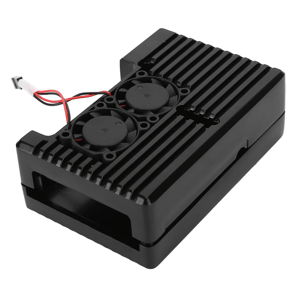 Case for Raspberry Pi 4 Cooling Shell Metal Box Aluminum Alloy Protective Enclosure with 2 Fan