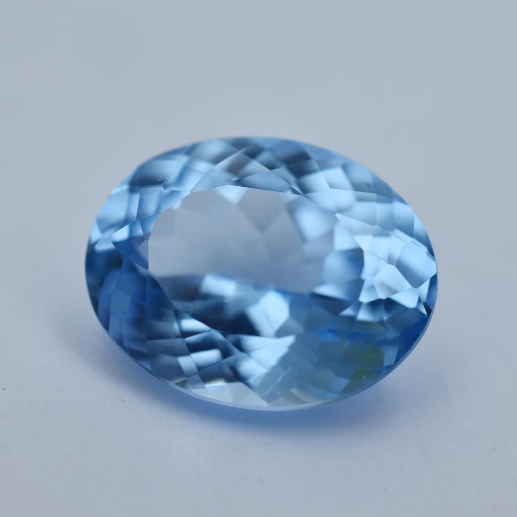 Natural Blue Sapphire Loose Gemstone 10.90 Ct Oval Cut September Birthstone for Gem Collections