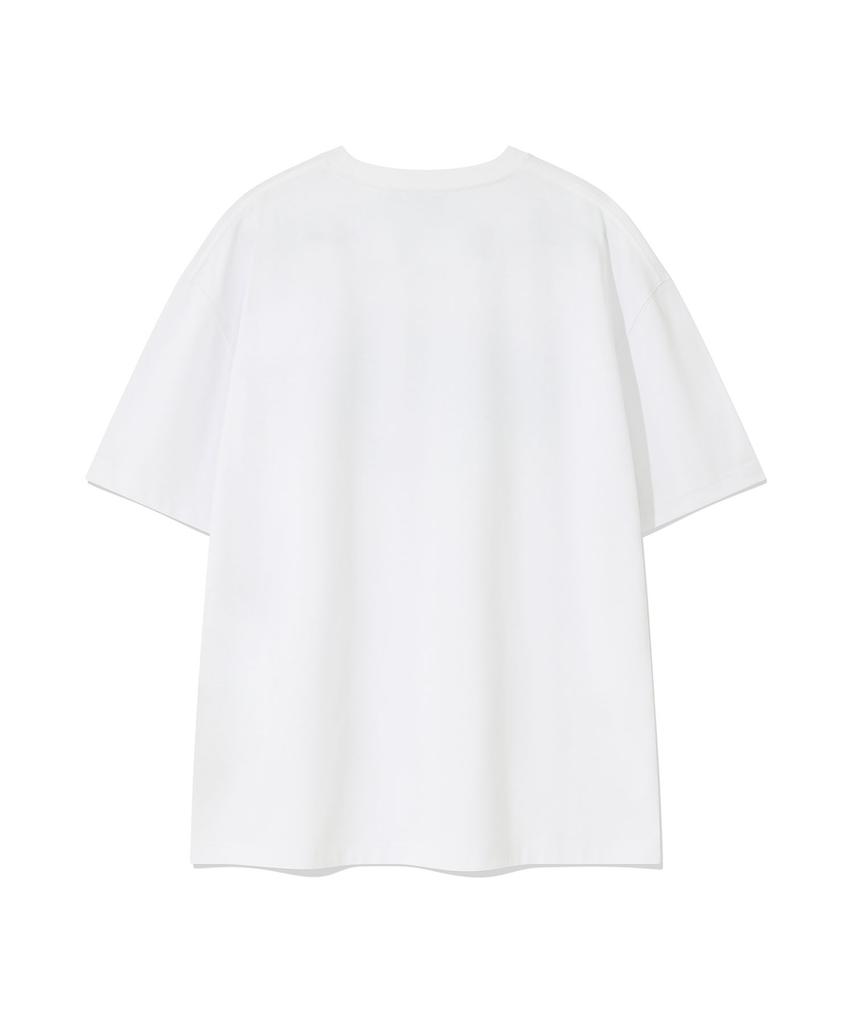 WACKY WILLY Arch Typo Short Sleeve T-Shirt White