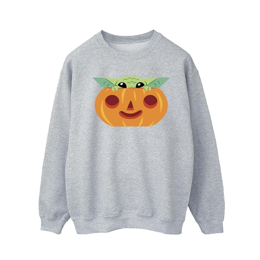 Star Wars Mens Grogu Pumpkin Sweatshirt