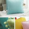 Square Shape Throw Pillow Covers Plush Material Decorative Pillow Cover  for Sofa Decor