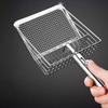 Ergonomic Handle Metal Cat Litter Scoop Stainless Steel Mesh Litter Box Scooper  Pet Cleaning