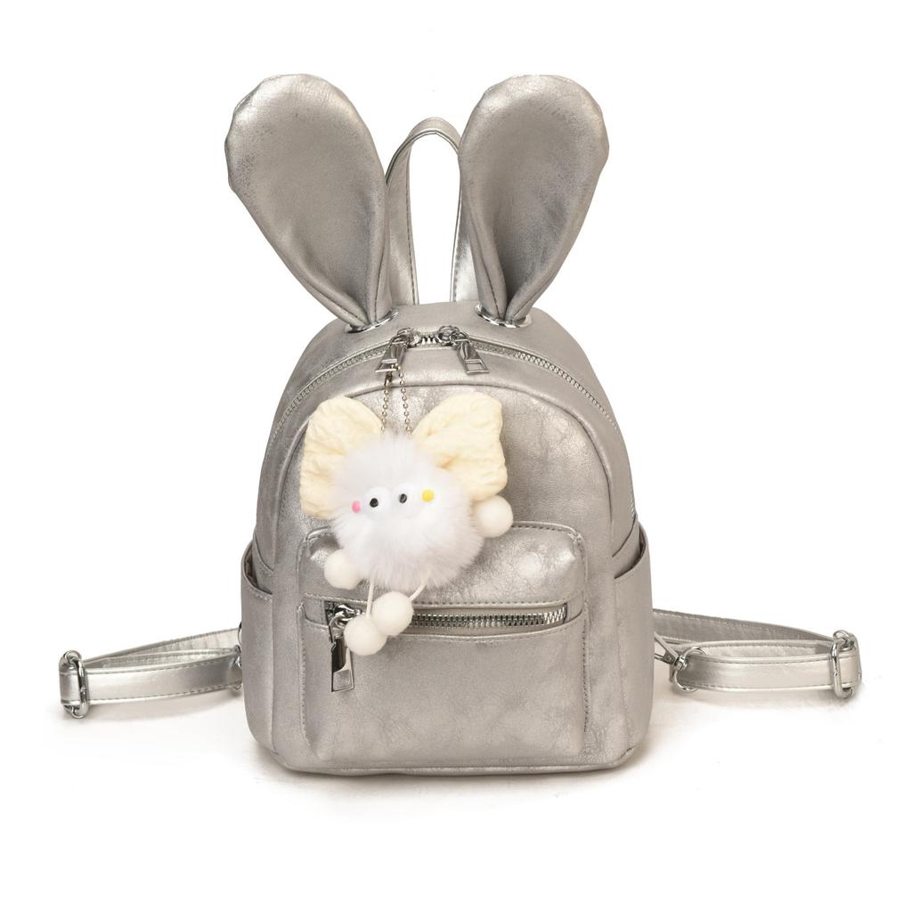 Schoolbag fashionable cute mini backpack bag women's 1011 new Korean version of foreign style versatile leisure travel ears small backpack