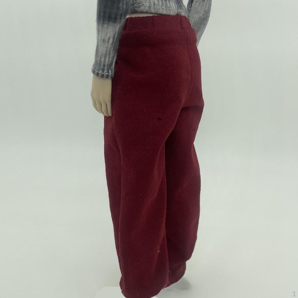 1/6 Female Figure Clothes, Mini Sweatpants Dress Up Casual Basic Handmade Fashion for 12"