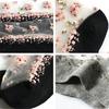 1 Pair Summer Women Transparent Lace Silk Crystal Rose Flower Breathable Ultra Thin Elastic Socks