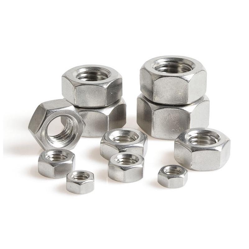 304/316 Stainless Steel Hex Nut DIN934 - M4, M5 Sizes