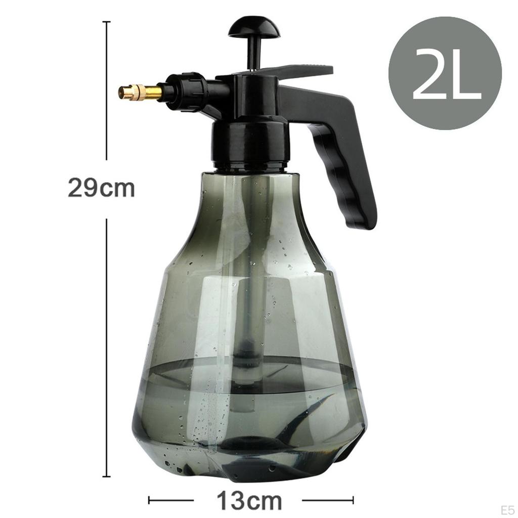 0.5 Gal Garden Water Sprayer Adjustable Brass Nozzle Multi Use Spray Bottle Hand Pressure Pump