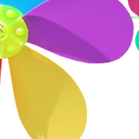 Giroscop de Vânt Artizanat Delicat Șase Culori Greutate Ușoară Floare Șnur Agățat Moară de Vânt pentru Cadou