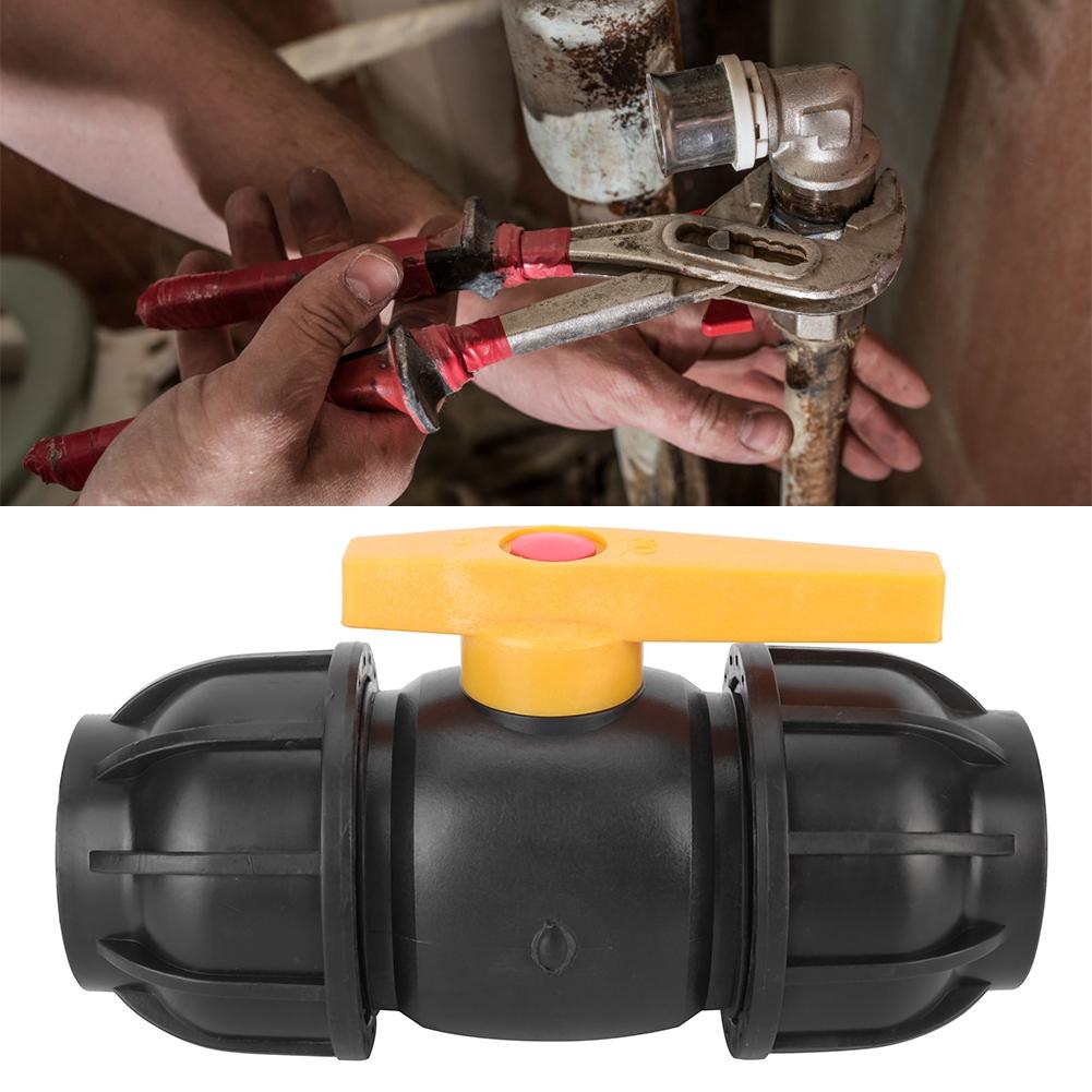 Raccord à bille en plastique PE diamètre 50 mm Accessoires de raccordement de tuyau d'eau