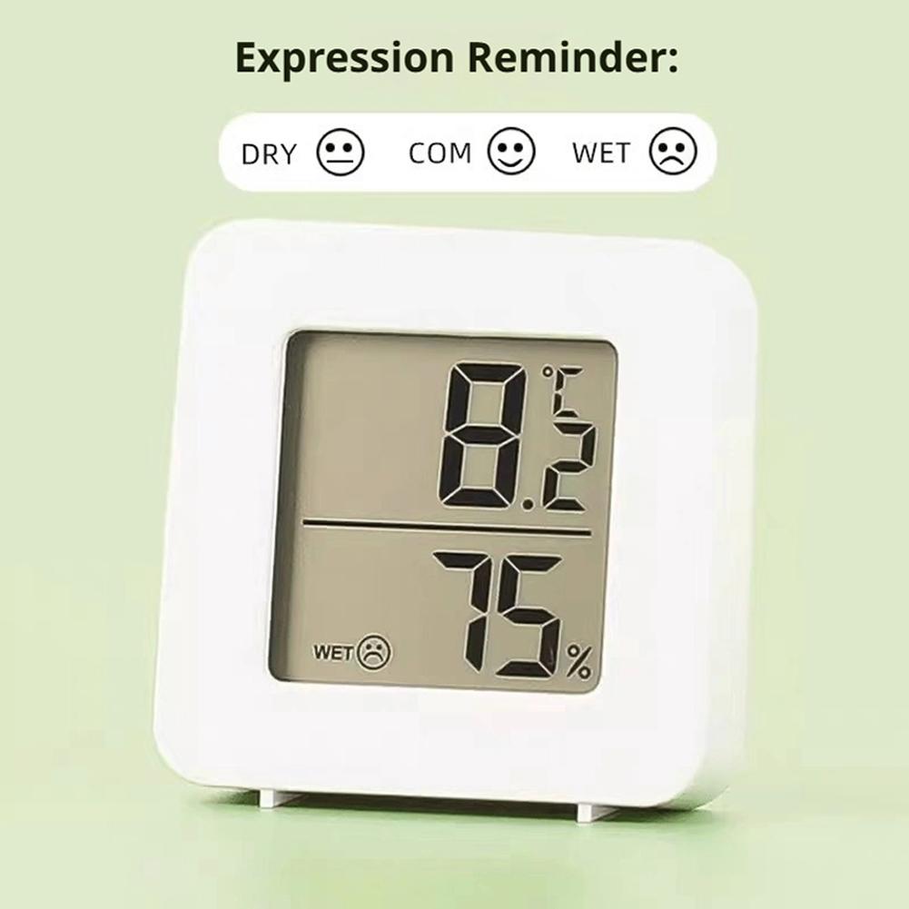 Mini Indoor Thermometer Hygrometer LCD Digital Temperature Humidity Meter For Baby Room Greenhouse High Precision Gauge