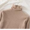 Autumn Women's Sweaters Solid Slim Fit Long Sleeve Casual Base Pullovers Sweater Women Elegant Half High Collar Casual Ladies Winter Jumpers 25485