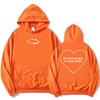 Nice To Each Other Hoodies Olivia Dean Singer Graphic Sweatshirts Long Sleeve Fleece Hooded Pullovers Fashion Women Hoodie