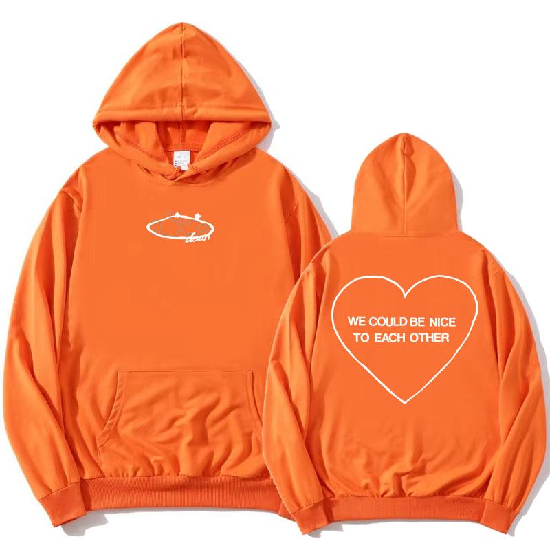 Nice To Each Other Hoodies Olivia Dean Singer Graphic Sweatshirts Long Sleeve Fleece Hooded Pullovers Fashion Women Hoodie