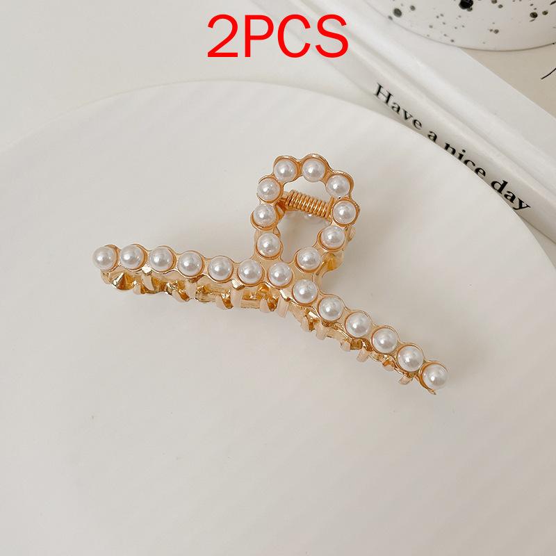 (87 Styles) 2pcs/ Set New Large Jelly Color Hair Clip Acrylic Hair Claw Shark Clamp For Women Girls Fashion Summer Updo Headwear Hair Accessories