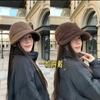 The New Double-sided Zhao Ruth Cap Children's Autumn and Winter Versatile Face Little Lamb Wool Bucket Hat Tide