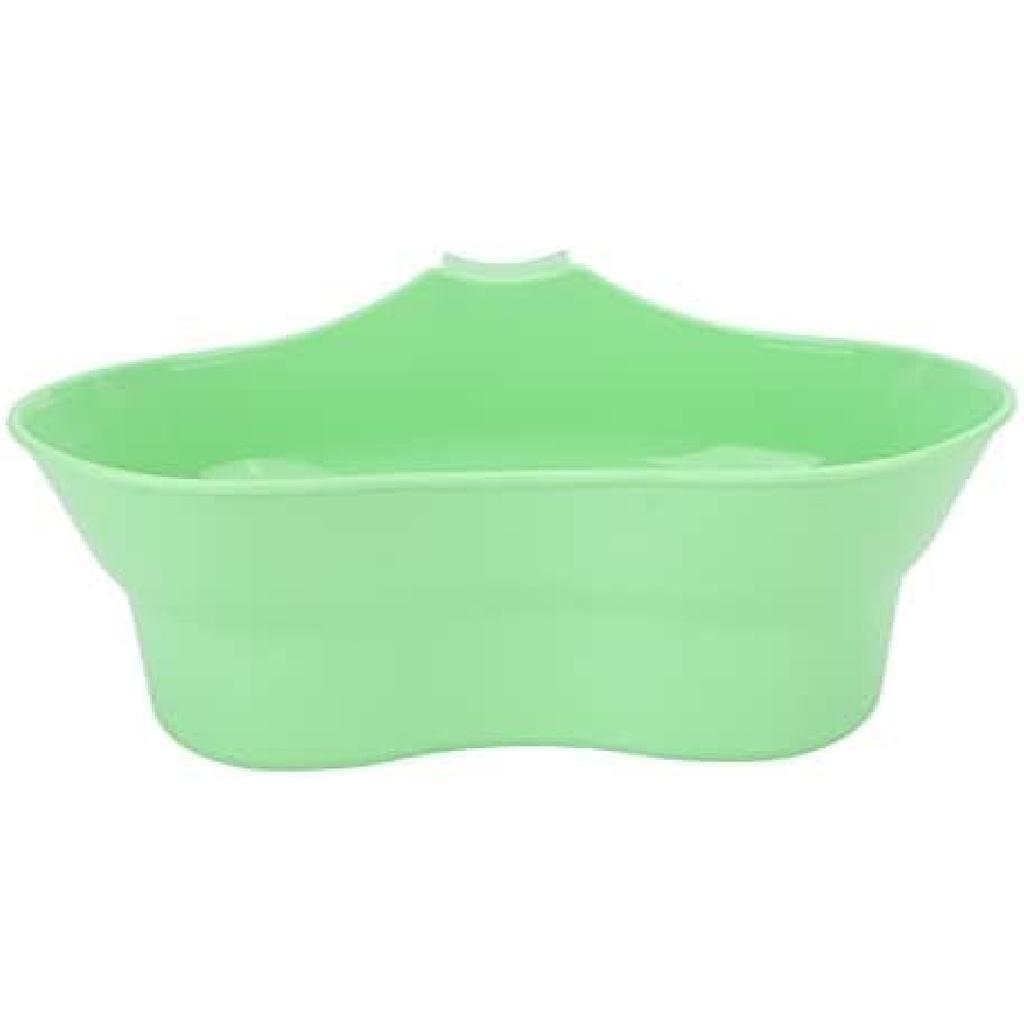 KUIDAMOS Vomit Basin Cup, Inward Curved Kidney Shaped Bowl Large Diameter Unbreakable for Bed 21 X 16 X 8 Cm