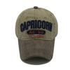 Splicing Baseball Cap Men's and Women's Spring and Autumn Casual Visor Letter Embroidery Bent Baseball Cap