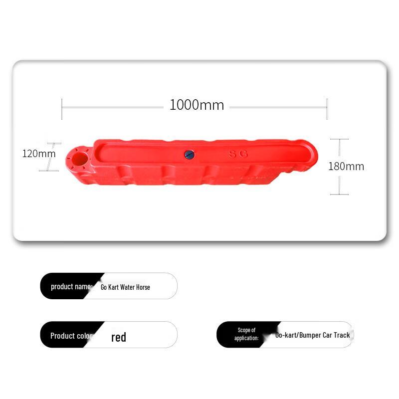 

Modular Plastic Safety Barrier for Tracks