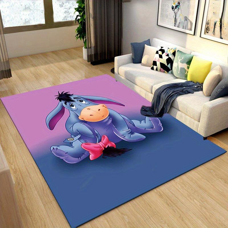 1pc Disney Winnie the Pooh Pattern Carpet Area Rug Non-slip Carpet Hand Washable Floor Mat Suitable For Living Room Bedroom Home Decor Room