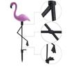 New 3 Pcs/set Waterproof LED Solar Lawn Lighting Flamingo Pattern White Light for Outdoor Garden