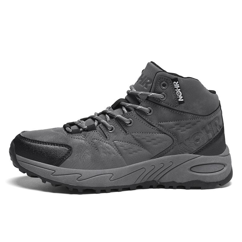 Zapatos de hombre para exteriores, zapatos deportivos de montañismo, primavera y otoño, nuevos, para jóvenes, resistentes al desgaste, antideslizantes, ligeros, zapatos de senderismo para hombre, talla grande