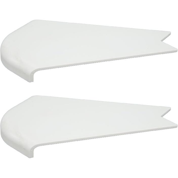 RV Slide Out Corner Cover Trim Fit for Campers and Trailers Fade Plastic Protector Easy to Install Decorative Finish for RV Slide Out Corners