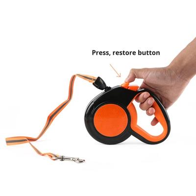 Yousheng Retractable Pet Leash Reflective Dog Training Control Walking Lead Leash with Anti-Slip Handle Puppy Traction Rope for Night Walking
