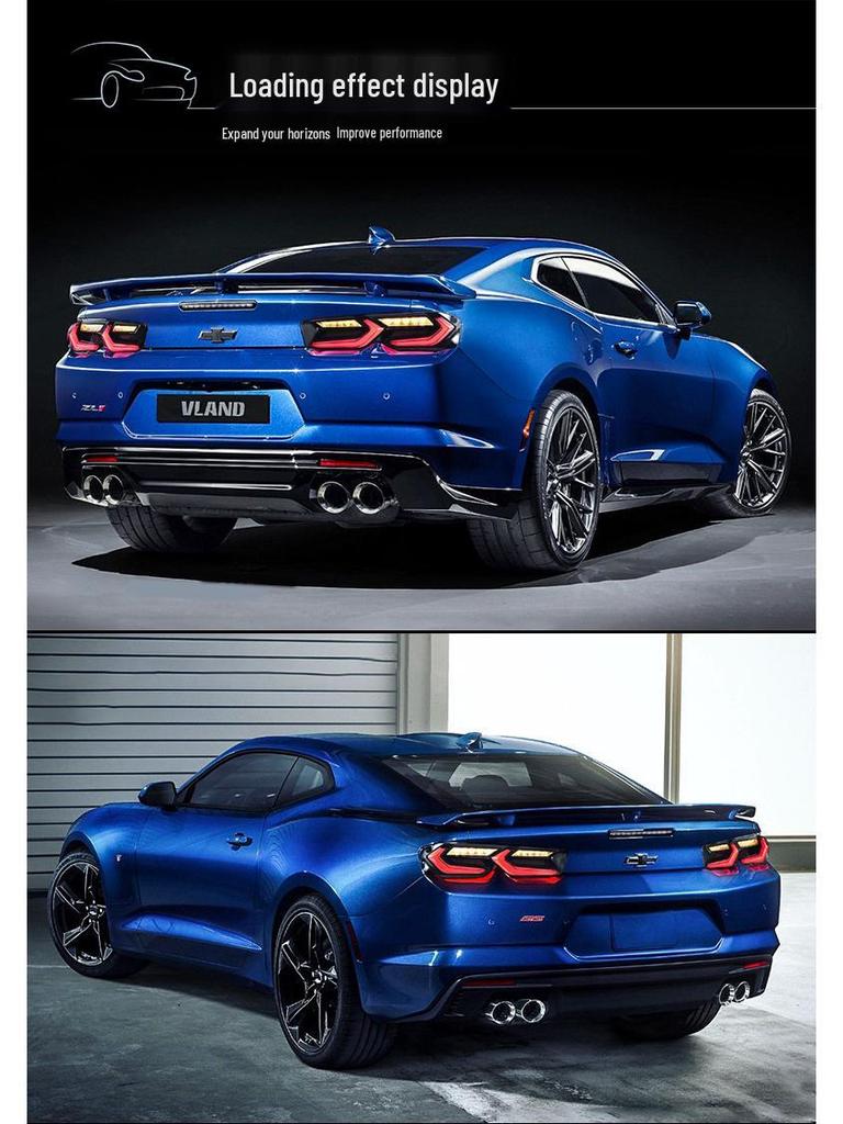 LED Tail Lights with Flowing Turn Signals for 2019+ Chevrolet Camaro