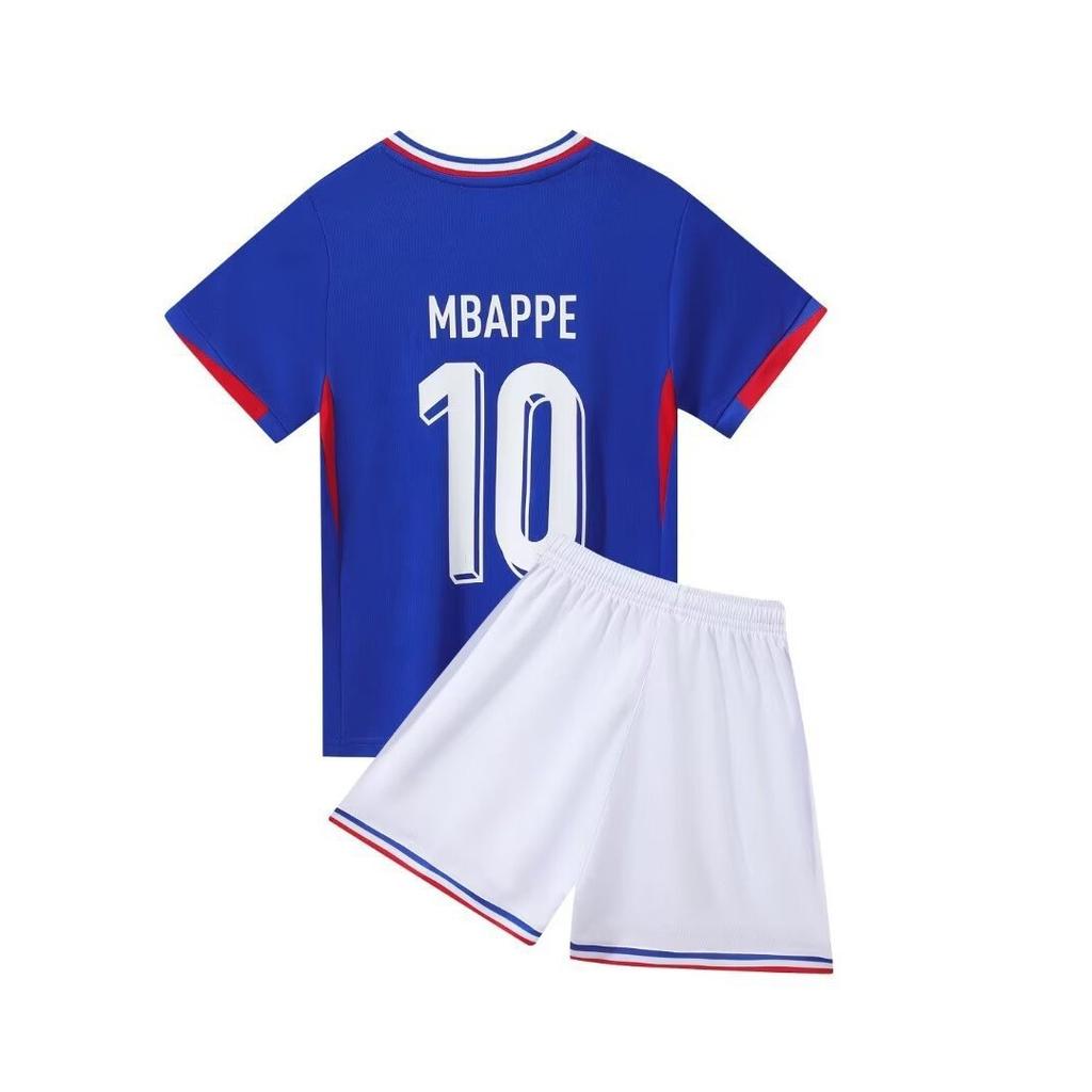 24-25 France Home No. 10 National Team Football Suit Children'S Clothing Adult Suit Size 14-3Xl