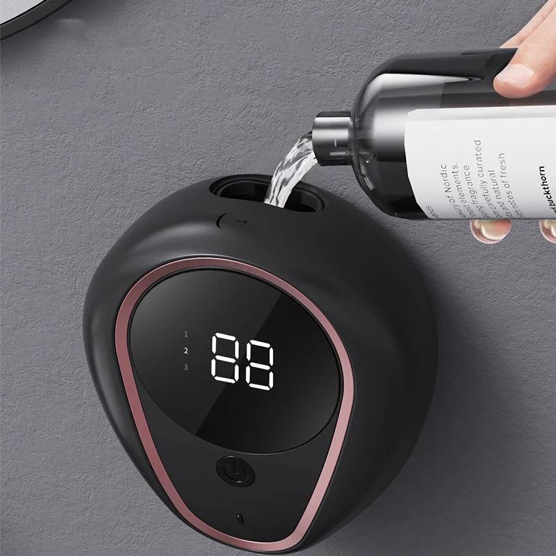 Foam Automatic Hand Sanitizer Bathroom Accessories Soap Bottle Wall Mounted Foam Hand Cleaner Smart Sensing Soap Dispenser