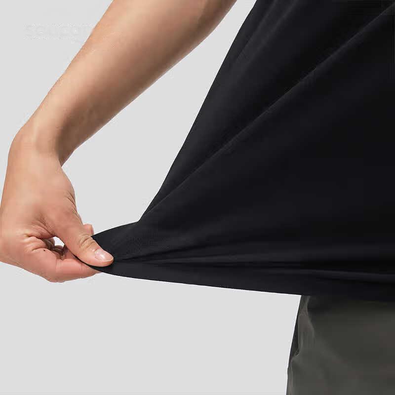 SAUCONY Urban Soft Letter Brand Logo Short Sleeve Polo Shirt Men Tops Black SC2240075A-BK01