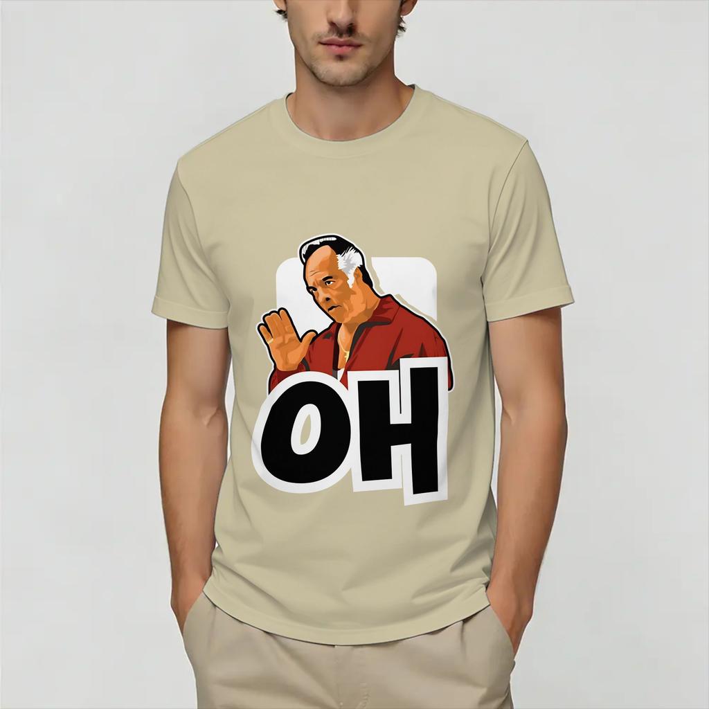 Fashion The Sopranos Tshirts Unisex Crewneck Pure Cotton T Shirt Short Sleeve Tee Shirt Gift Idea Clothing