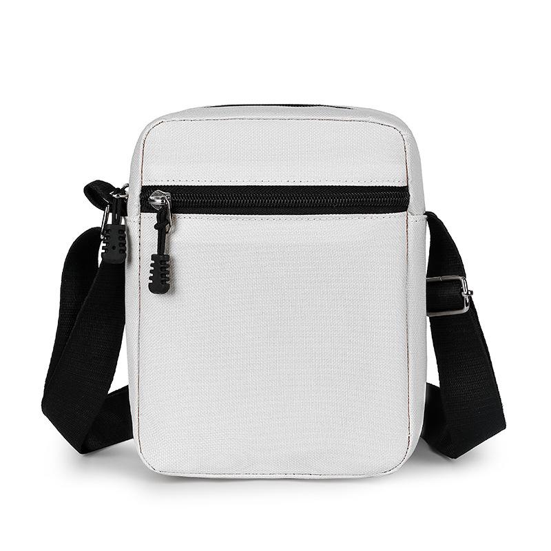 Men's Casual Solid Color Lightweight Crossbody Phone Bag - Mini Square Design