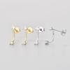 4PCS Fashion Zircon Round Hoop Earring Set Women Temperament Flower Ear Stud Huggie Earring Tragus Piercing Cartilage Jewelry