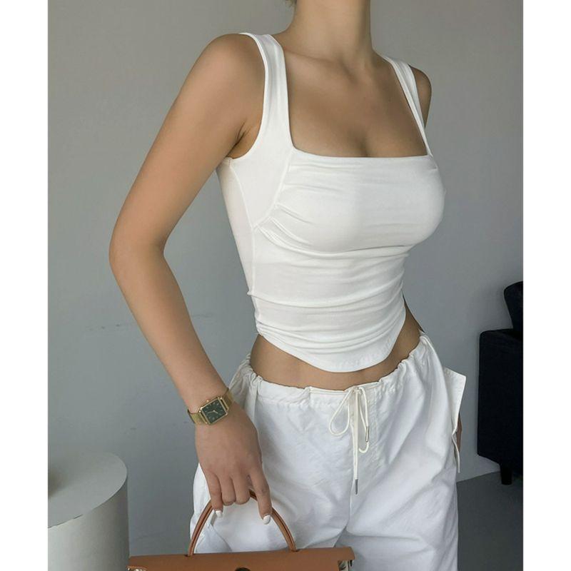 

Yoga Square Collar Sexy Women s Summer Fold Movement Vest