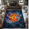 Tappeto in Flanella Stampato Manchester United Antiscivolo Morbido Poliestere Tappeto per Pavimento Tappetino Decorativo per Interni per Camera da Letto Soggiorno Divano