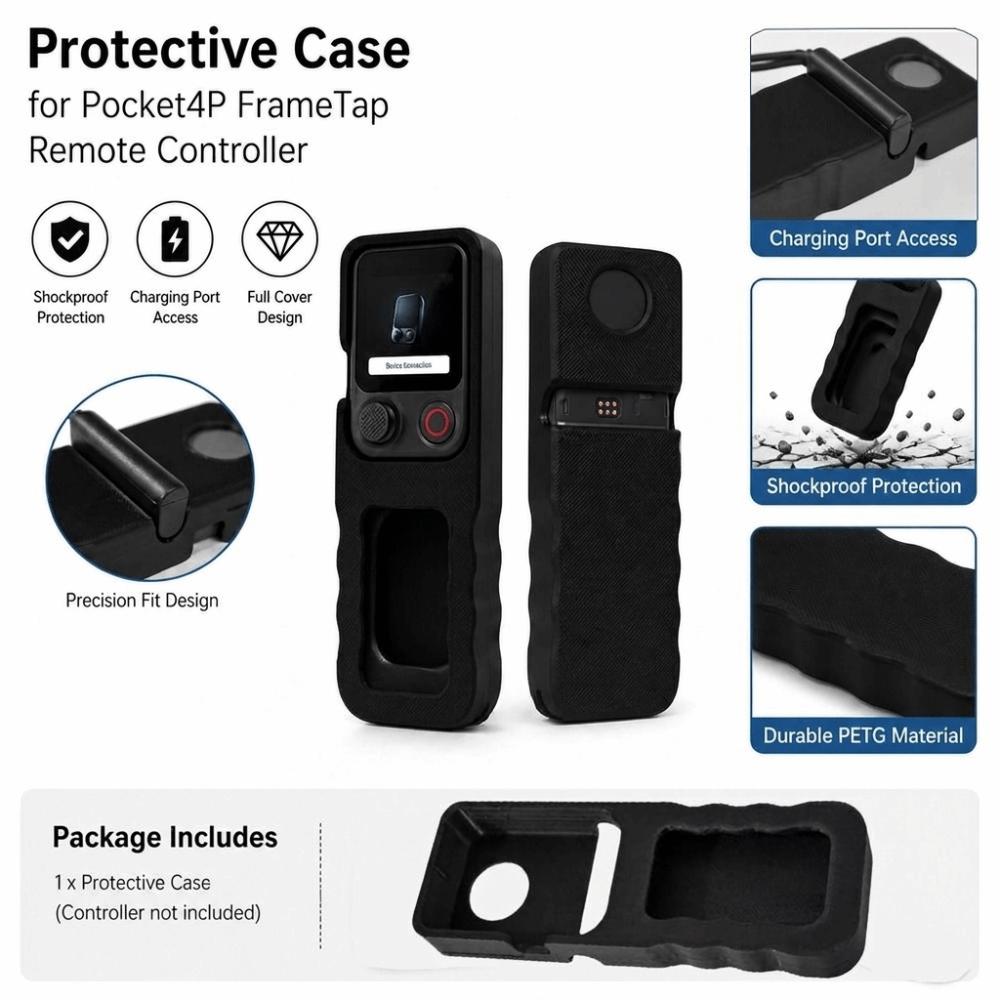 3D Printed PETG Remote Controller Case for DJI Osmo Pocket4P FrameTap Camera Controller Shell