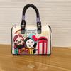 Trendy Handbag Niche Design Women'S Bag Creative Embroidery Shoulder Messenger Women'S Bag Boston Bag