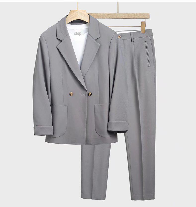 Men's Japanese-Style Loose Korean Suit Jacket - Cool, Handsome & Mature Spring Fashion