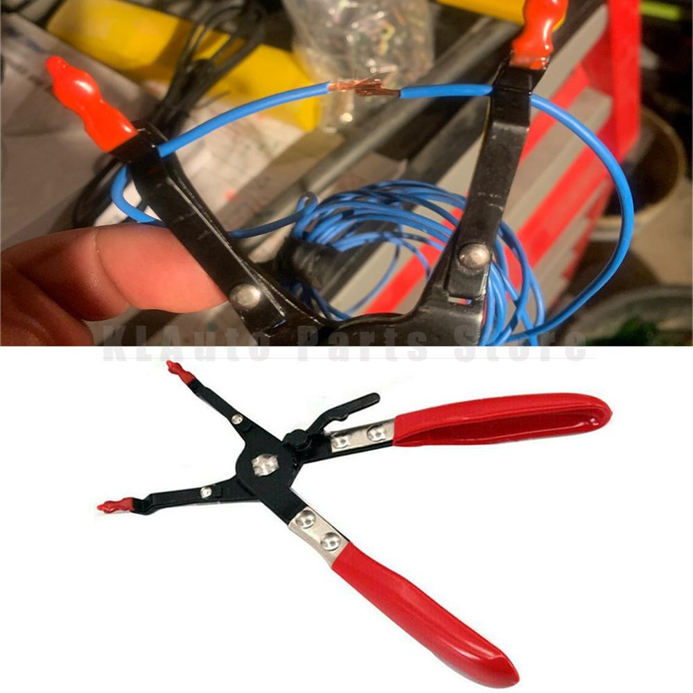 Universal Car Vehicle Soldering Aid Pliers Hold 2 Wires Innovative Car Repair Wire Welding Clamp Tool