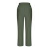 Women's Cropped Pants With Waist Drawstring, Summer Casual Cropped Pants Cotton Cropped Pants