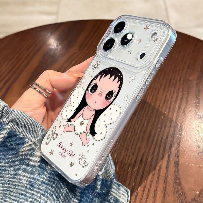 Suitable for Apple 17promax Mobile Phone Case 14 15 16 Soft Case 13pro Fine Hole XS