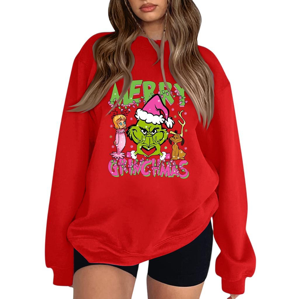 Crewneck Sweatshirt For Women Fall Graphic Sweatshirts Vacation Long Sleeve Drop Shoulder Pullover