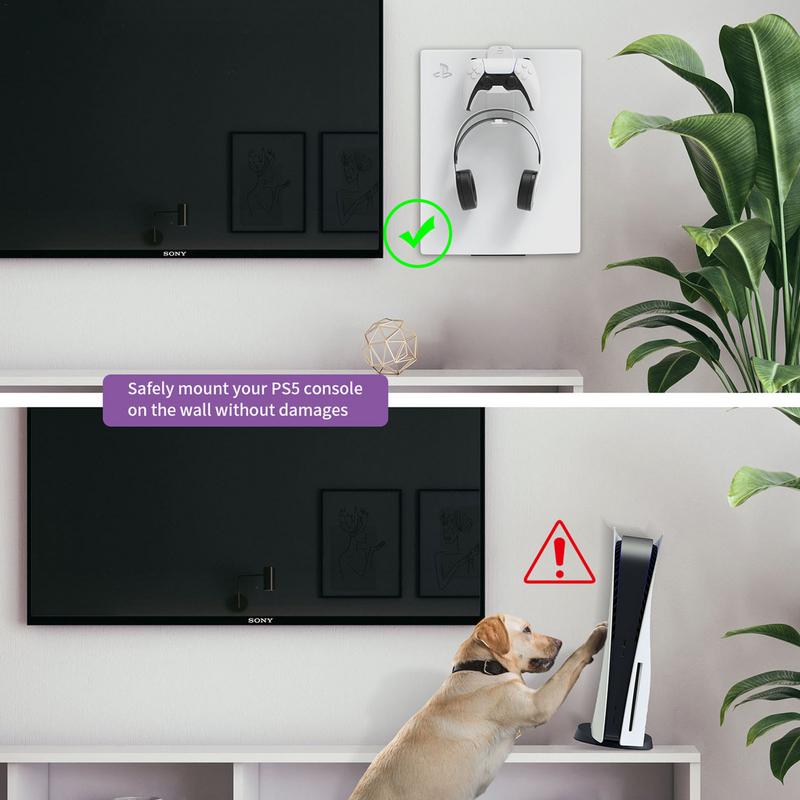 

Комплект подставки для контроллера 2 в 1, вешалка для игровой гарнитуры, консоль, геймпад, игровые аксессуары для коммутатора NS для PS5/NS/PS4