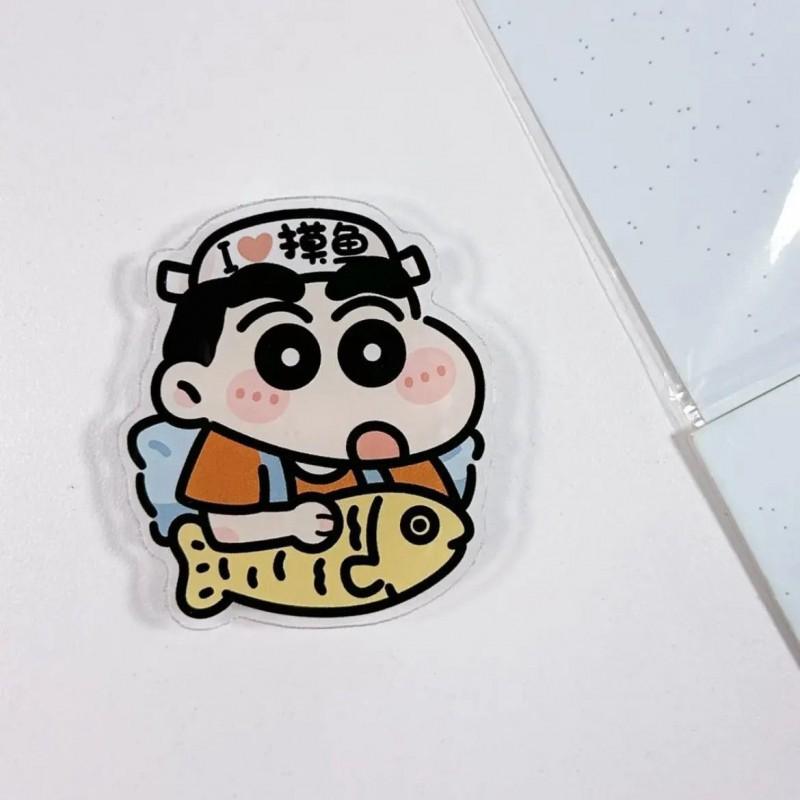 Mobile Airbag Holder Crayon Shin Chan Series Cartoon//ins Universal/extendable Dropper Glue Fun Lazy Essential