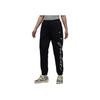 Jordan Brooklyn Fleece FW24 Logo Comfortable Soft Fleece Knit Sweatpants Women Bottoms Black Sail-White HJ0209-010